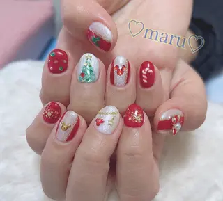 ネイル まるみ ♡のネイルデザイン