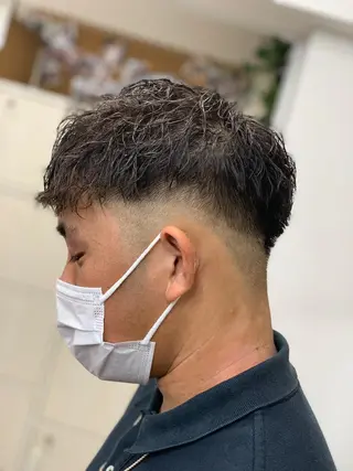 ショート パーマ メンズ クセを最大限に活かす メンズパーマ奈良大祐のヘアスタイル