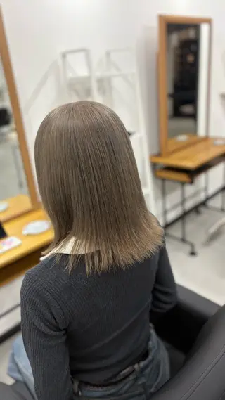 ミディアム カラー 薬院/駅近/ カラーモデル/募集中のヘアスタイル