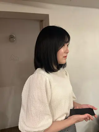 ミディアム カラー 🌿ボブ パーマ高橋啓太🌿のヘアスタイル