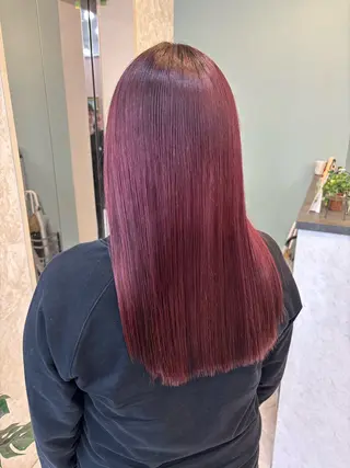 セミロング カラー得意【梅田】 瀧本友梨乃のヘアスタイル