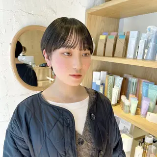 ショート 松本 陸丸みショートのヘアスタイル