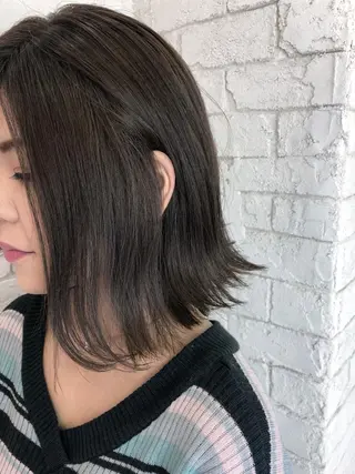 セミロング 江幡 渉のヘアスタイル