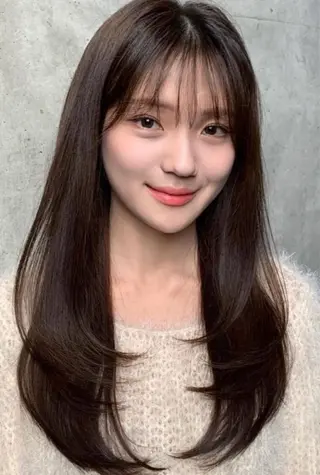 ロング カラー TORi 三宮店所属・外国人風レイヤー/ SHOKUのヘアスタイル