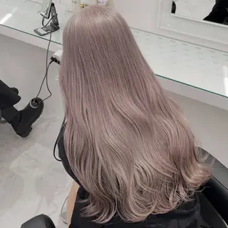 カラー 韓国うる艶ベージュ 🤎まなかのヘアスタイル