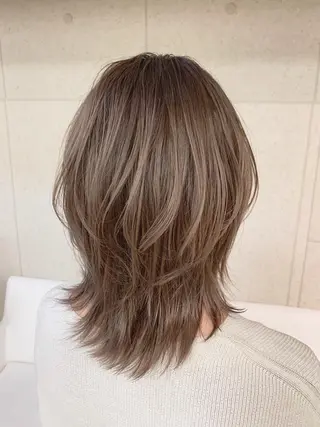 セミロング お悩み解決✨ ASAMIのヘアスタイル