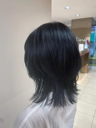 ミディアム カラー ヘアアレンジ 【Sweep】おじま のぞみのヘアスタイル