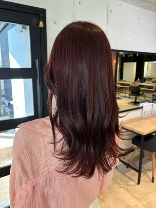 セミロング カラー Agnos青山/ yuuki🍒のヘアスタイル