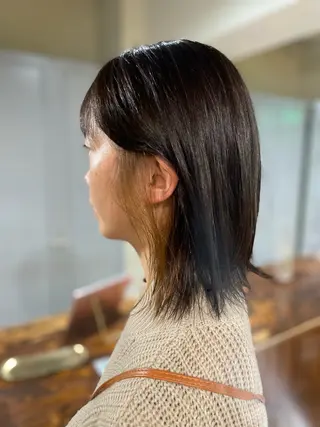 ミディアム カラー 🤩噂のMr.髪ポジ ティブ®️yu🤩のヘアスタイル