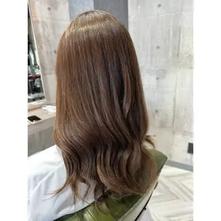 ロング カラー 鎌ヶ谷大仏フレスコ ✂︎　NATSUMIのヘアスタイル