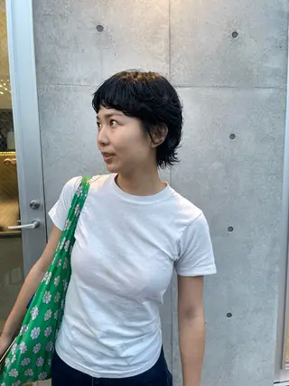 パーマ 佐伯 和佳のヘアスタイル