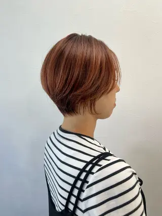 ショート カコ/レイヤーカット ヘアアレンジのヘアスタイル