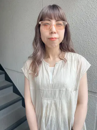 ロング カラー カラーパティシエ facce🌼ikoのヘアスタイル