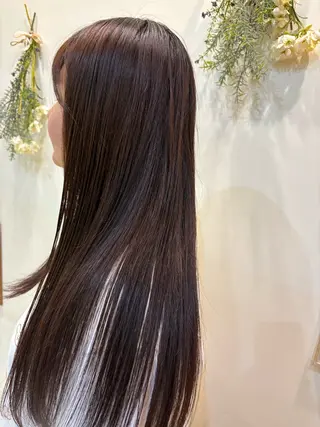 ロング カラー 井上 未悠のヘアスタイル