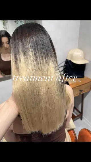 ミディアム 髪質改善lab.em.梅田店所属・大森 一慶のヘアスタイル