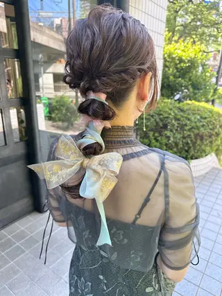 ヘアアレンジ yukie🌷 /暖色🍒梅田サロンのヘアスタイル