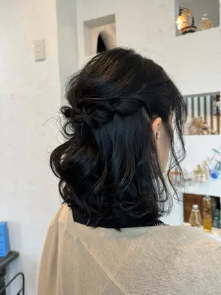 ヘアアレンジ 🌸小掛🌸 豊橋外国人風カラーのヘアスタイル