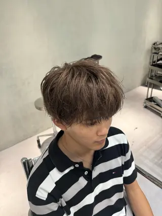 カラー パーマ メンズ ブリーチ/パーマ特化 片平和寿のヘアスタイル