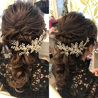 ロング ヘアアレンジ AMATERAS所属・AMATERAS鈴木 友美のヘアスタイル