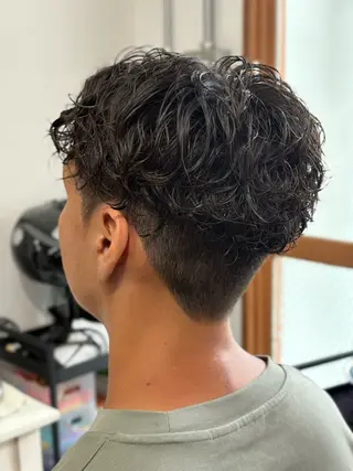 パーマ メンズ Snalyメンズ特化 スエハラのヘアスタイル