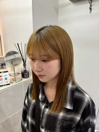 カラー モデル募集中/西梅田 かえで🎀のヘアスタイル