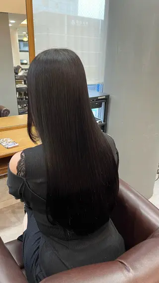 ロング カラー 髪質改善ストレート Kantaのヘアスタイル