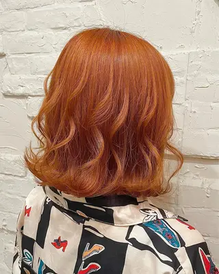 ショート 【ピンク/韓国ヘア/ ヘアセット】亜海のヘアスタイル