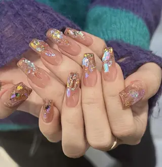 ネイル By moonネイル 🌷ワンホン/韓国風のネイルデザイン