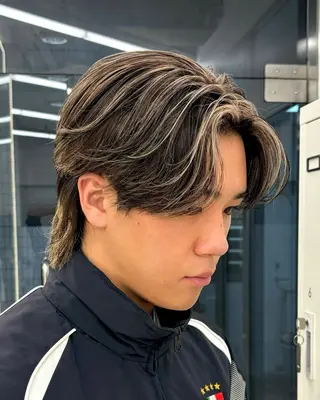 ショート カラー メンズ 森龍馬 メンズ専門美容師のヘアスタイル