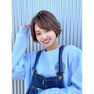 ショート re.share所属・茅ヶ崎/ショートボブ /ハイトーン/片野のヘアスタイル
