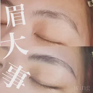 アイブロウ Wing所属・wing rinaのマツエク・マツパデザイン