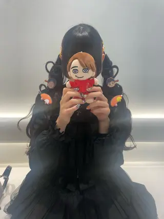 ヘアアレンジ ヘアセット🎀耳つぼ 👂💎MONAMIのヘアスタイル