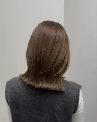 ミディアム 渋谷ケアブリーチ ❤️‍🔥徳田空悟のヘアスタイル