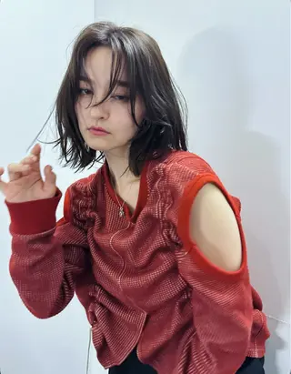 ミディアム 🩵縮毛矯正・ボブ 岩原朋也🩵のヘアスタイル