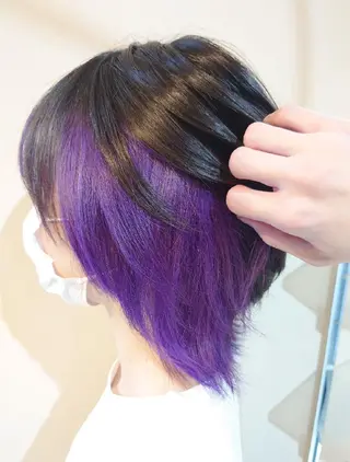 カラー ミディアム iss所属・メンズ/パーマ特化 /波巻き/林洋平のヘアスタイル