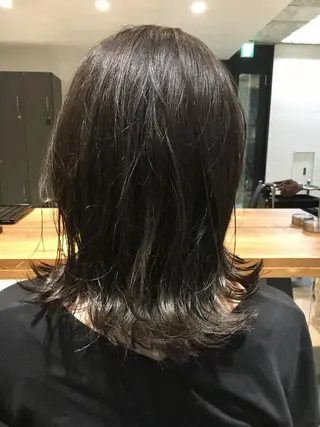 ミディアム カラー 髪質改善ULTOWA ✨松井　美幸のヘアスタイル