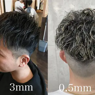 ショート メンズ クセを最大限に活かす メンズパーマ奈良大祐のヘアスタイル