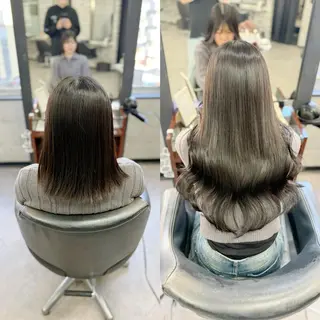 ミディアム 💎エクステ専門店 BIZE梅田🇰🇷のヘアスタイル