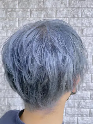 ミディアム カラー メンズ EMANON新宿南口所属・ケアブリーチ×艶カラ ー️🫧Shioriのヘアスタイル