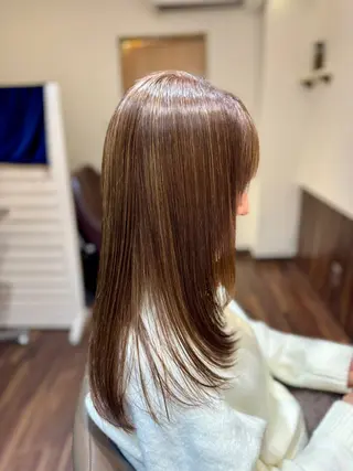 セミロング green feel 長原所属・西山 大樹のヘアスタイル