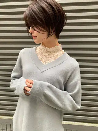 ショート calna by  elmo所属・ショート特化美容師 大阪京橋　大本　渉のヘアスタイル