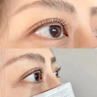 マツエク・マツパ Aim NAIL&EYELASH.BROW立花店所属・Aim立花店 Mihoのマツエク・マツパデザイン