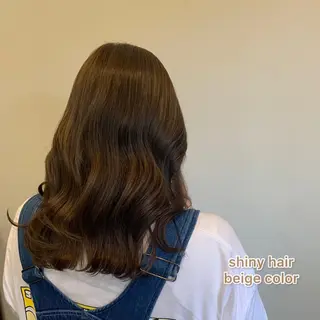 ミディアム カラー 艶髪レイヤー上田 紗也🇰🇷💗のヘアスタイル