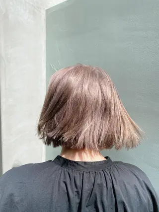 ショート カラー 美髪ストレート 川本雄己のヘアスタイル