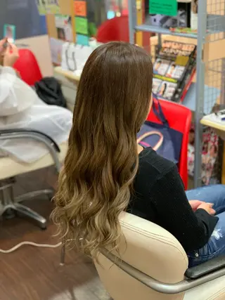 ロング カラー たけい ゆうきのヘアスタイル