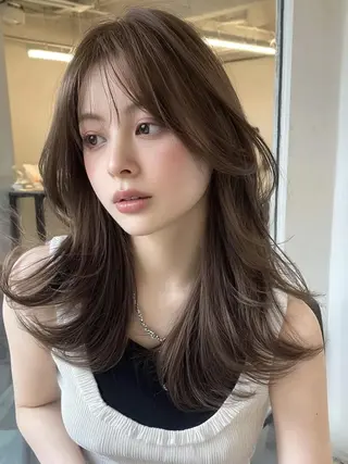 セミロング ♡ yuka♡のヘアスタイル
