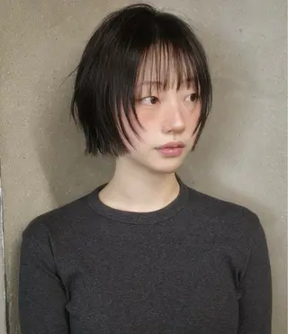 ショート films所属・AYA/films 韓国/レイヤー／ボブのヘアスタイル