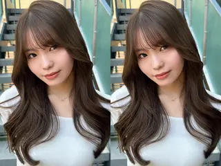 ロング MASHU韓国ヘア/ レイヤー/透明感カラのヘアスタイル