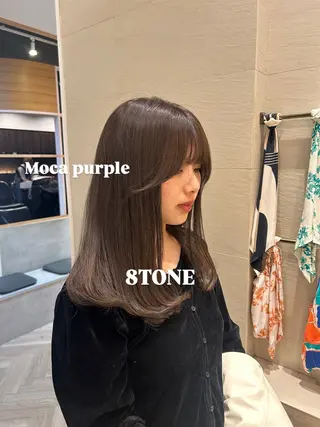 セミロング カラー 似合わせ🕰️銀座 /Kaoruko🌱のヘアスタイル