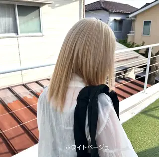 ミディアム 🌷柔らかベージュ 🪽/mayuのヘアスタイル